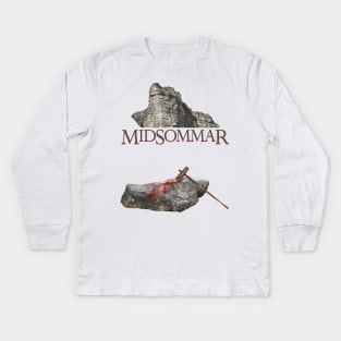 Midsommar - The Cliff Jump! Kids Long Sleeve T-Shirt